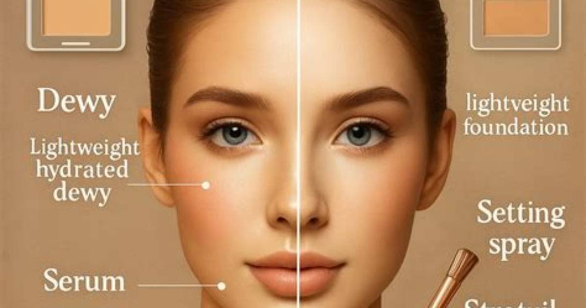 Does Dewy Mean in Makeup?