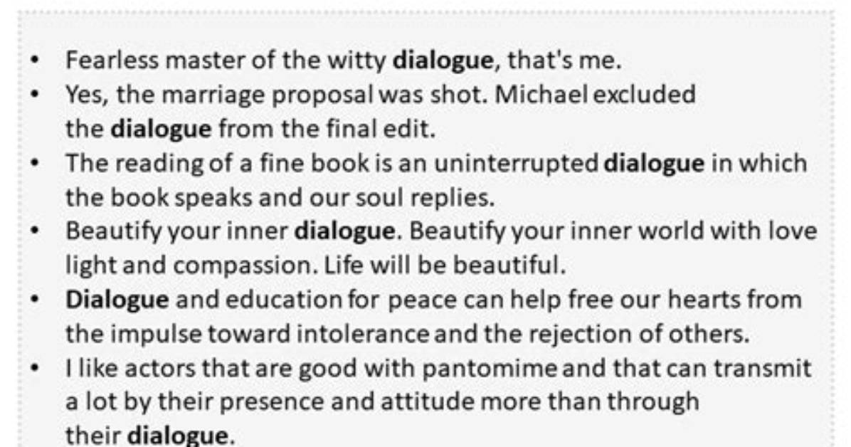 Does Dialogue Count as a Sentence?