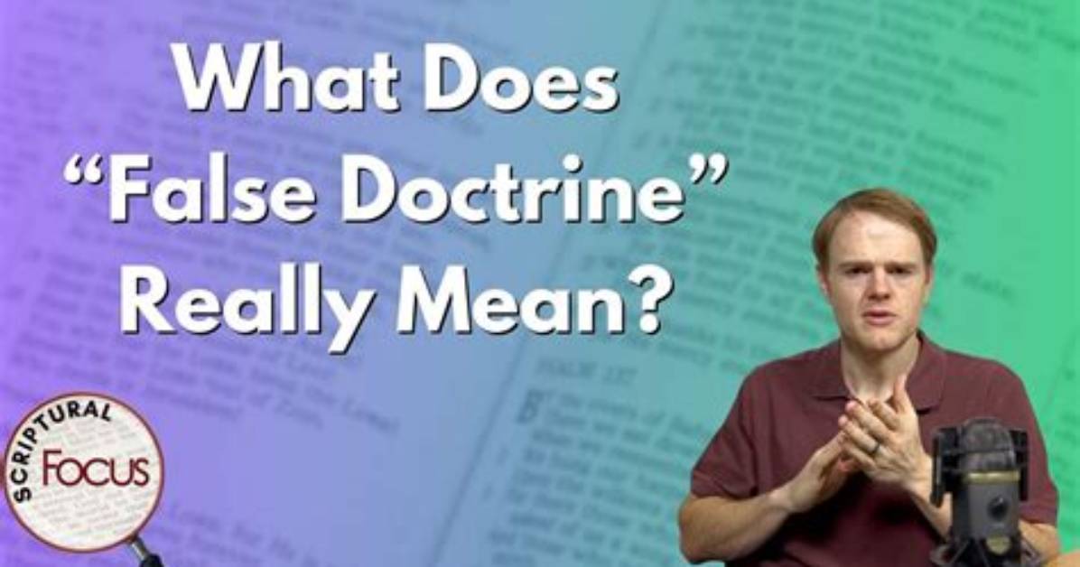 Does Doctrine Mean Teaching?