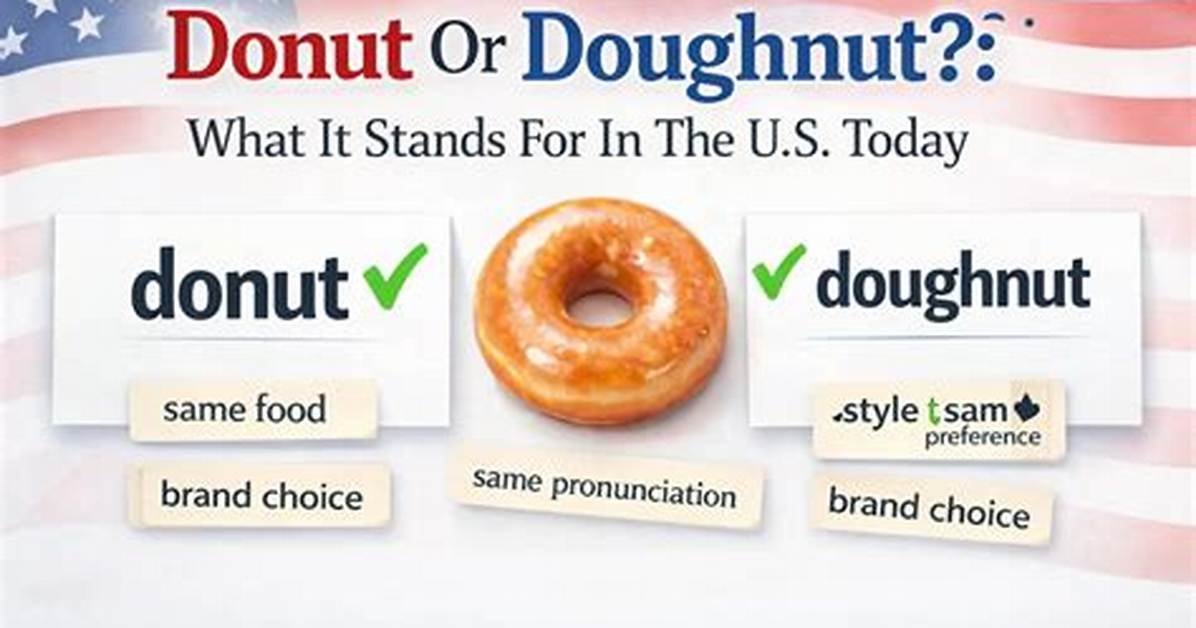 Does Doughnut Have Two Spellings?