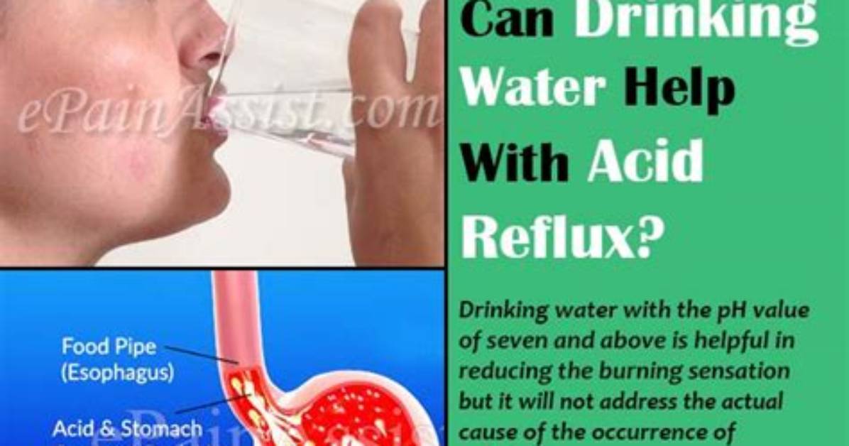 Does Drinking Water Help Acid Reflux?