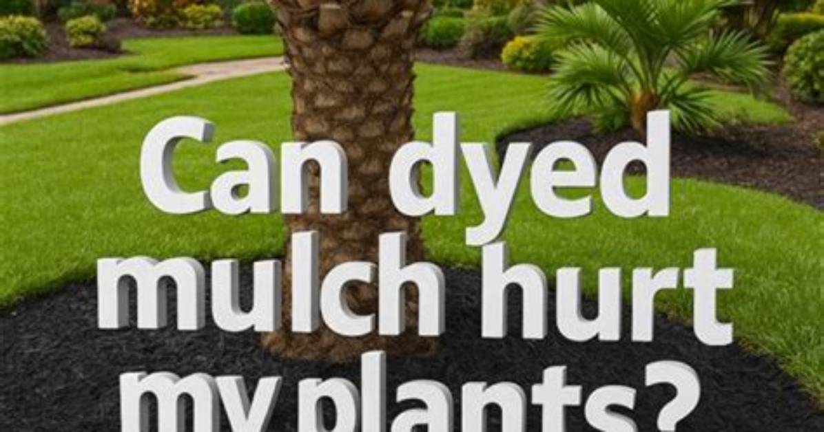 Does Dyed Mulch Hurt Trees