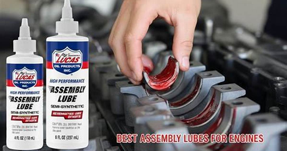 Does Engine Assembly Lube Dry out?