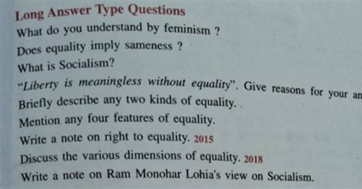 Does Equality Imply Sameness?