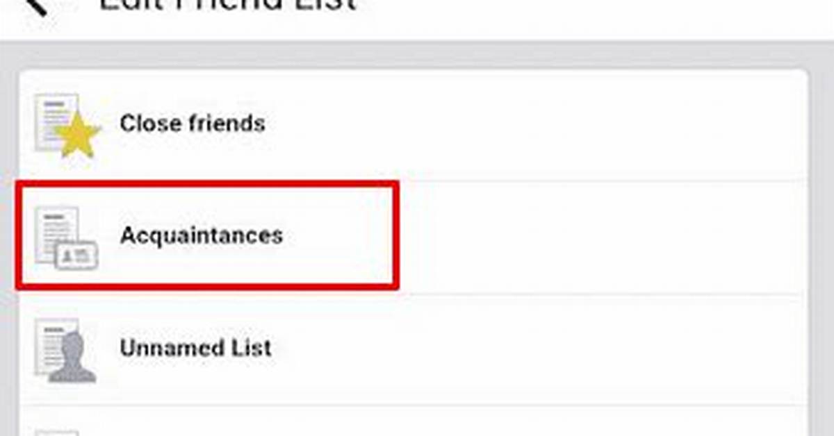 Does Facebook Still Have Acquaintances?