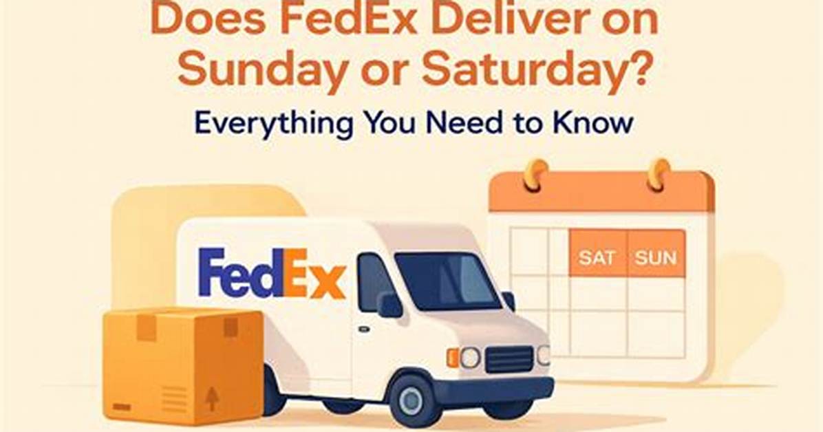 Does Fedex Deliver on Weekends?