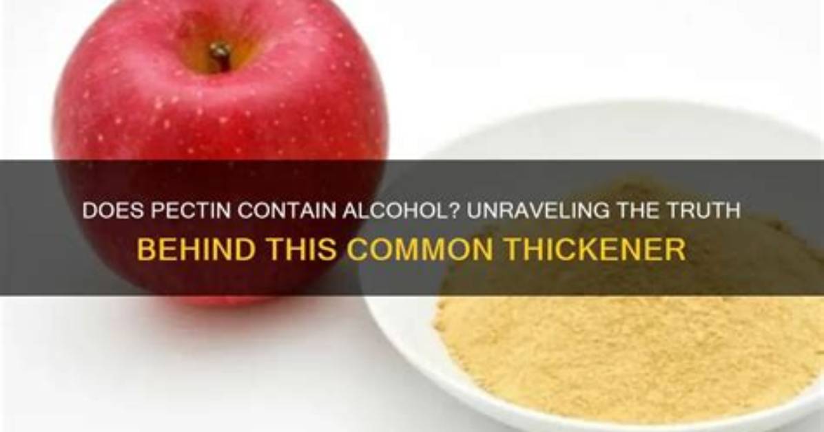 Does Fig Contain Pectin