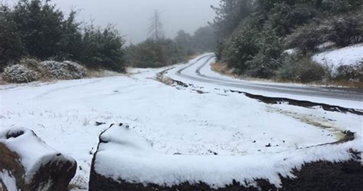 Does Figueroa Mountain Have Snow?