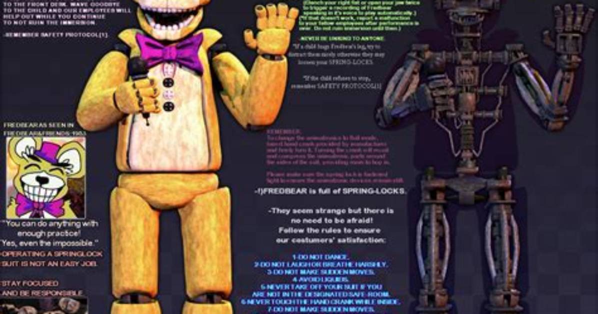 Does Fredbear Have Springlocks?