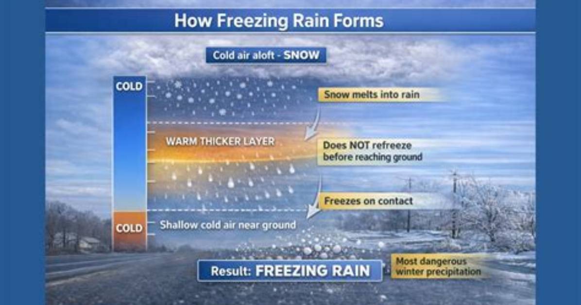 Does Freezing Rain Make Roads Slick?