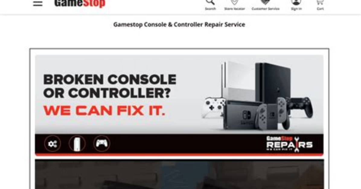 Does Gamestop Fix Game Consoles?