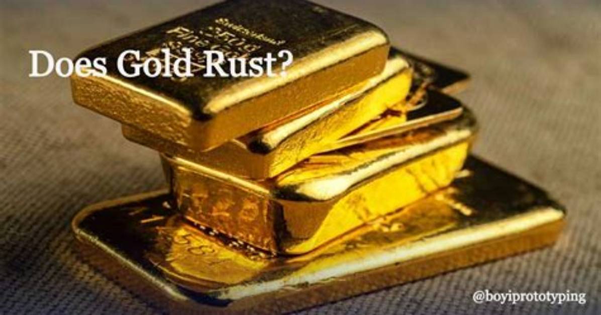 Does Gold Rust in the Shower?