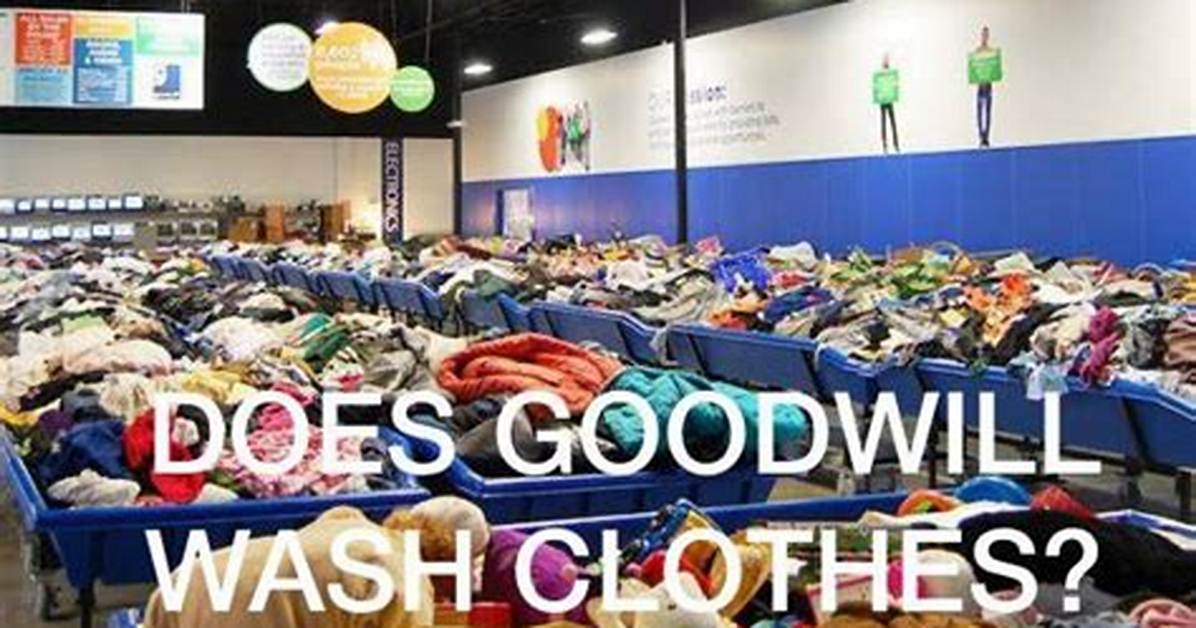 Does Goodwill Sell Rags?