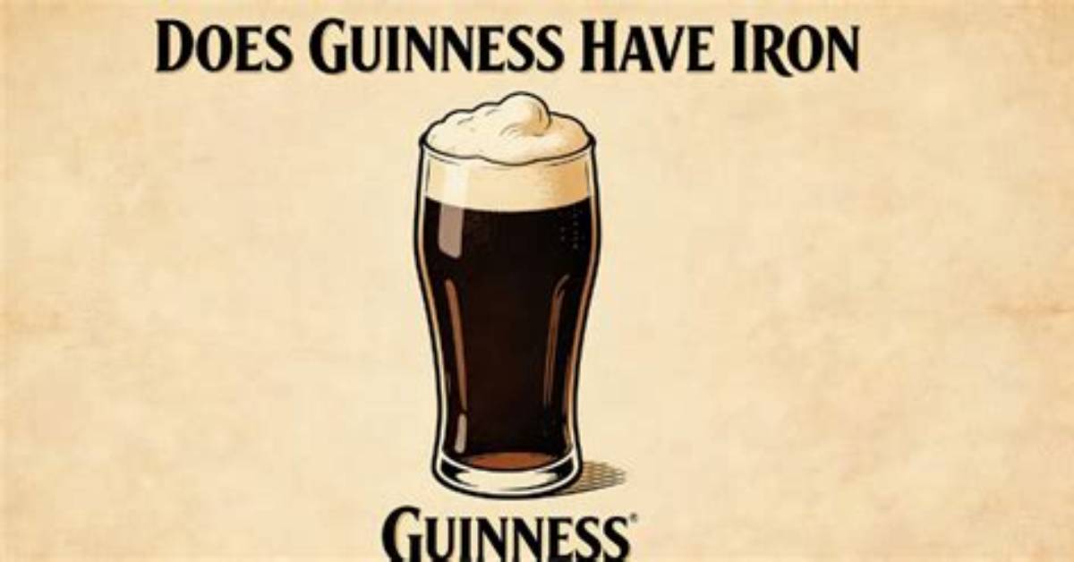 Does Guinness Contain Iron?