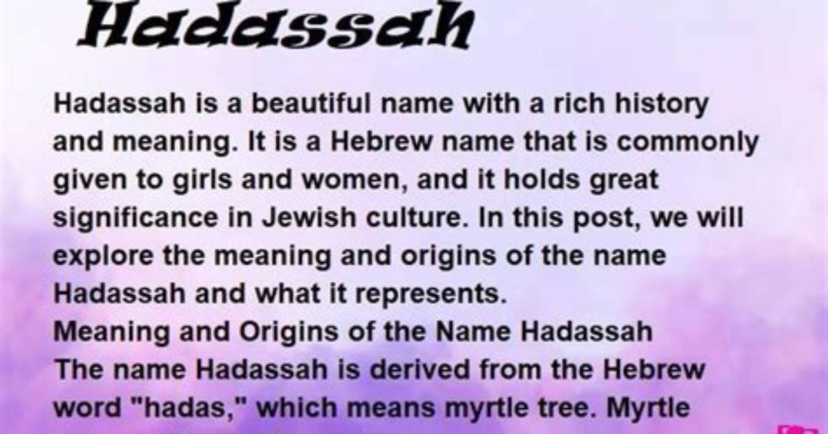 Does Hadassah Marry Marcus?