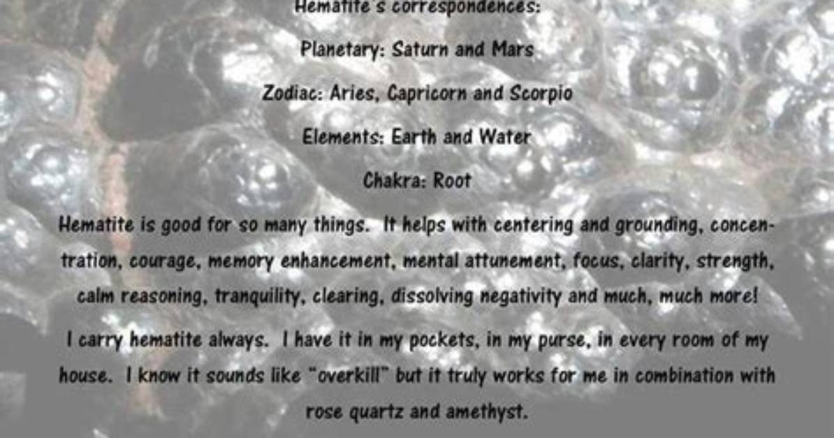 Does Hematite Break Easily