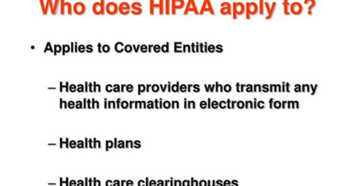 Does Hipaa Apply to Probation?