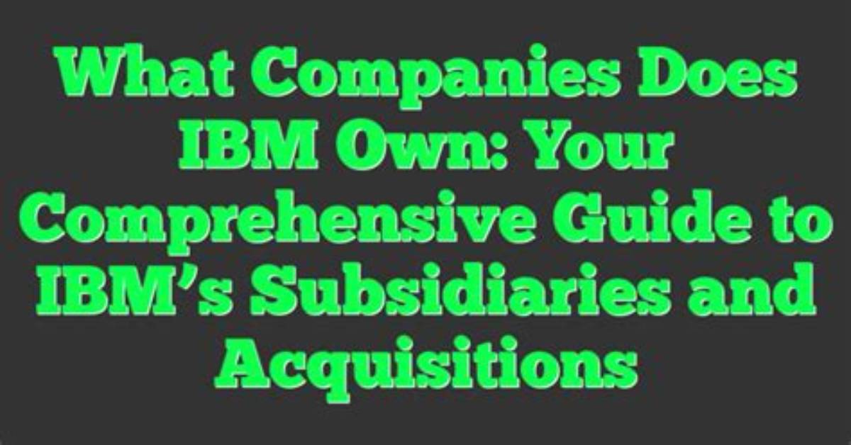 Does Ibm Own At