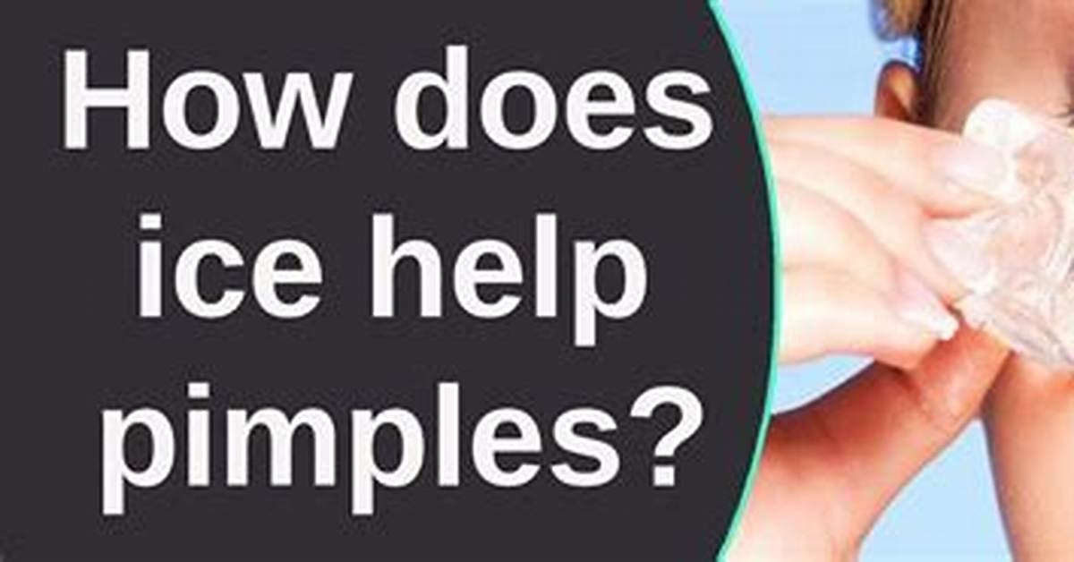 Does Ice Help a Blind Pimple?