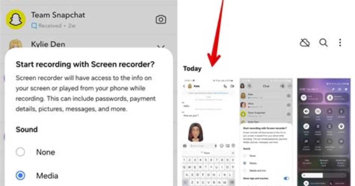Does iOS Screen Recording Show on Snapchat?