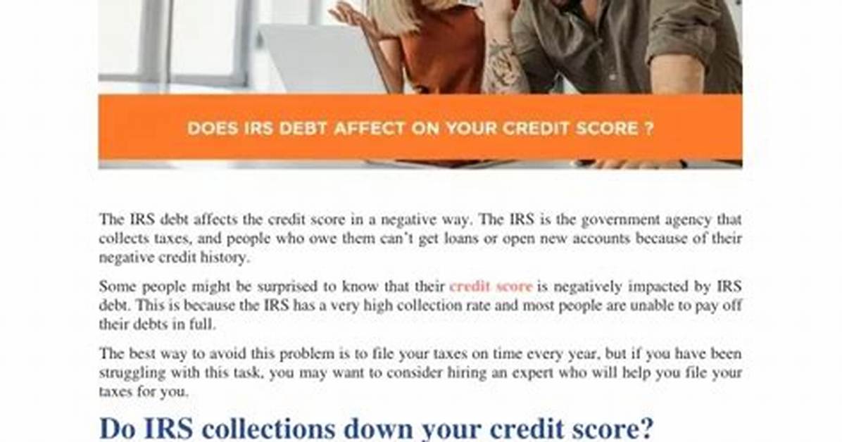 Does Irs Debt Affect Credit Score?