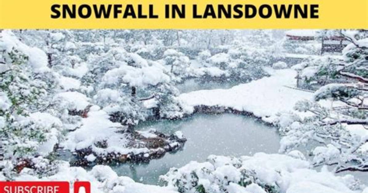 Does It Snow in Lansdowne?