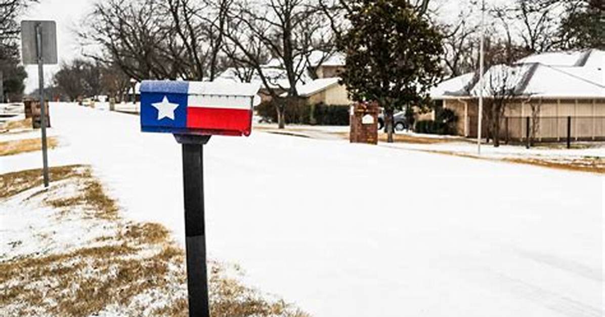 Does It Snow in Rosebud Texas?
