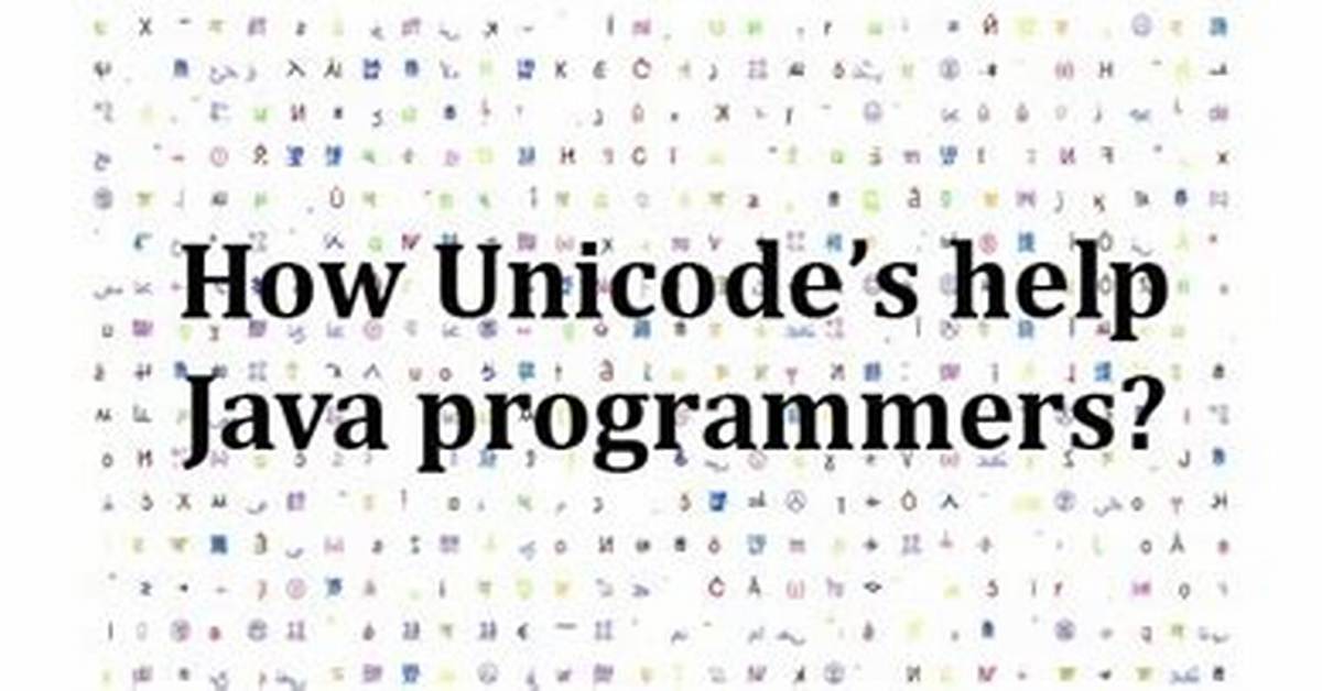 Does Java Follow Unicode