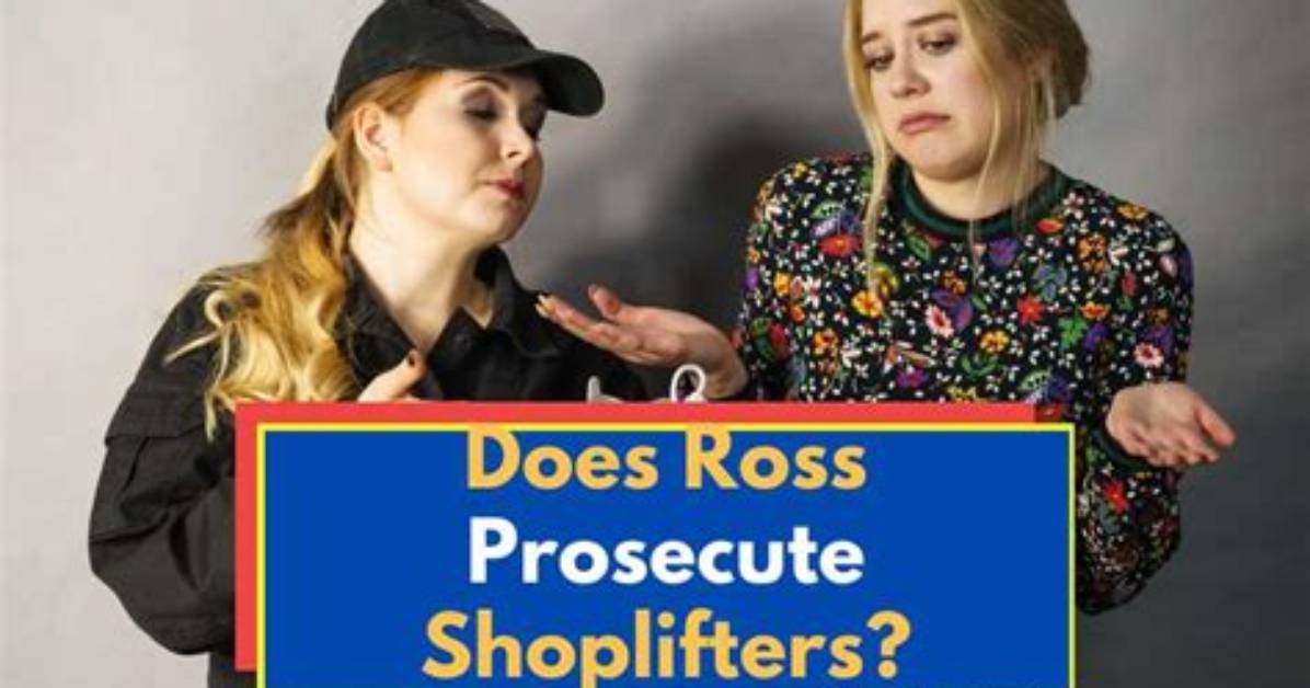 Does Kroger Prosecute Shoplifters?