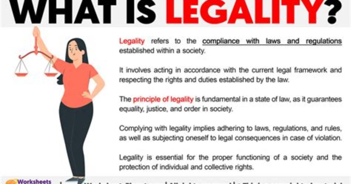Does Legality Mean Lawfulness?