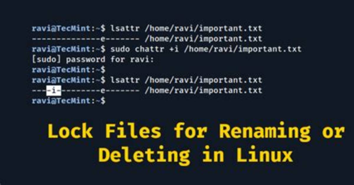 Does Linux Lock Files?