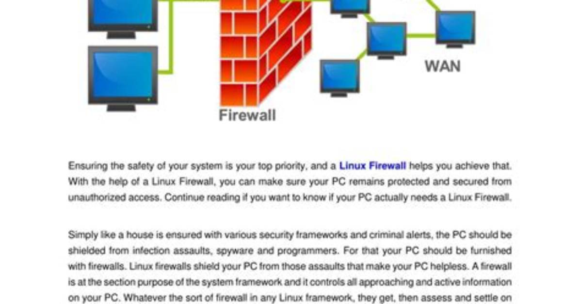 Does Linux Need Firewall?