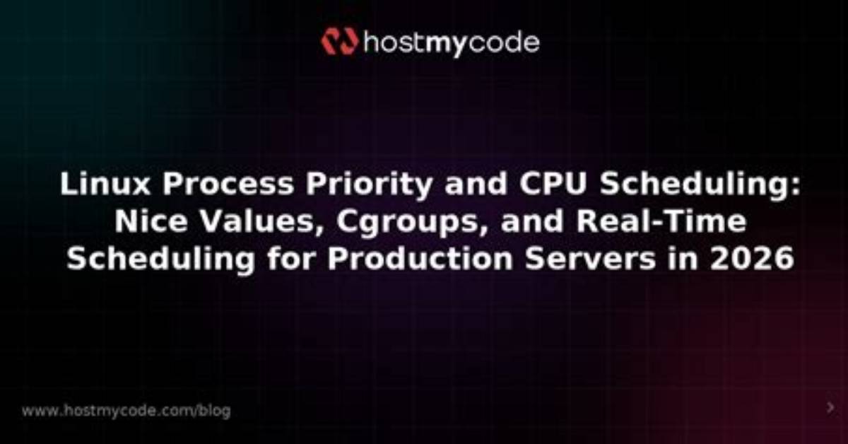 Does Linux Support Real Time Process Priority?