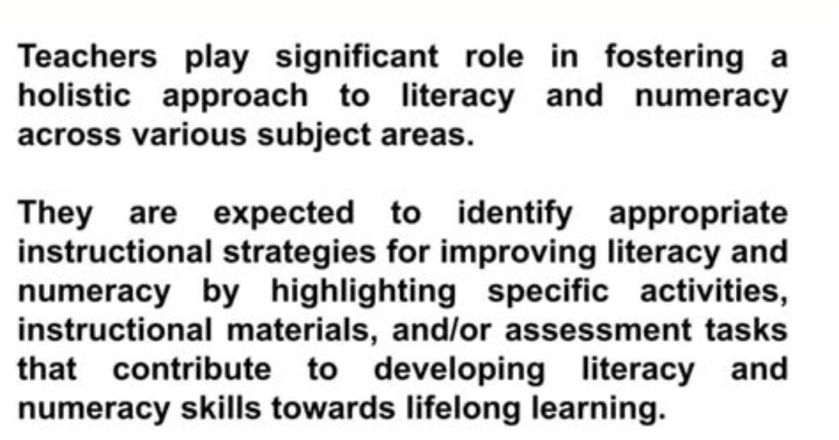 Does Literacy and Numeracy Need a Capital Letter?