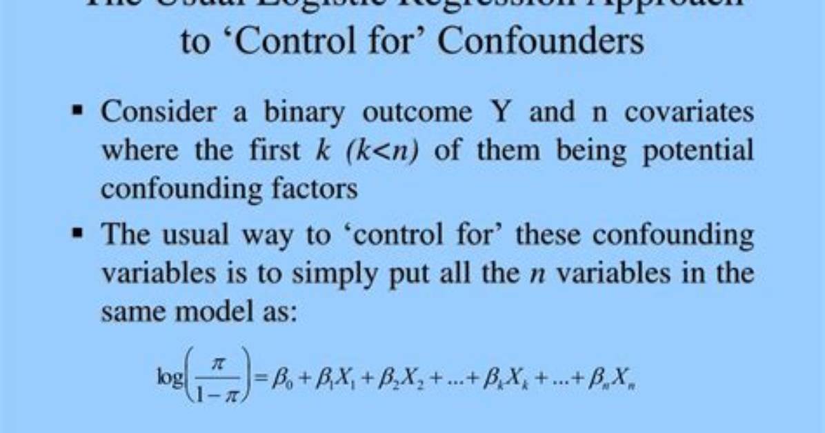 Does Logistic Regression Control for Confounders?