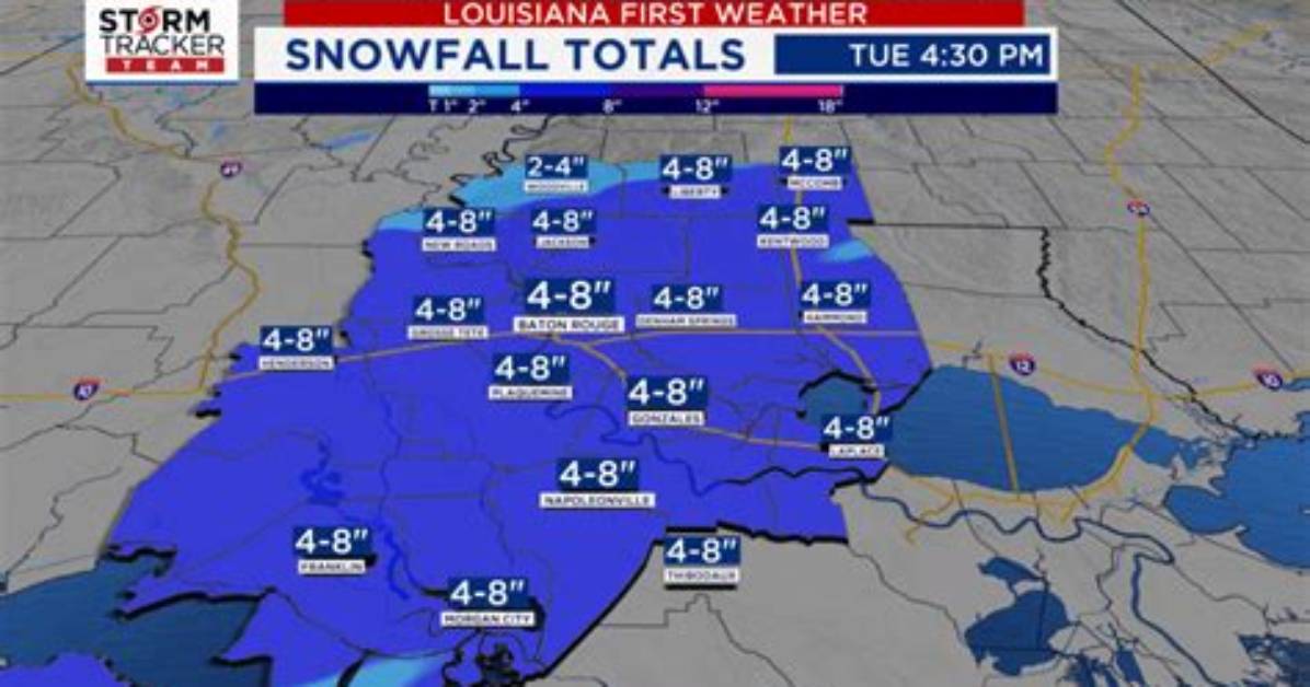 Does Louisiana Get Snow?