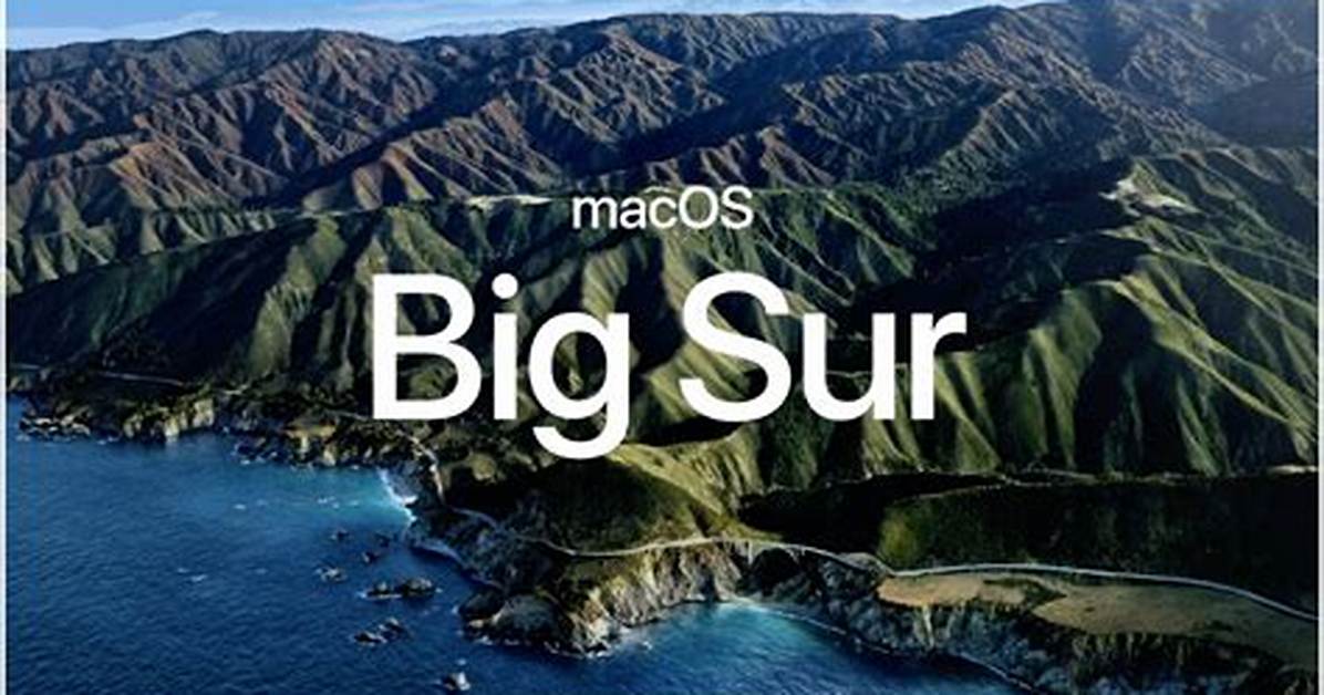 Does macOS Big Sur Cost Money?