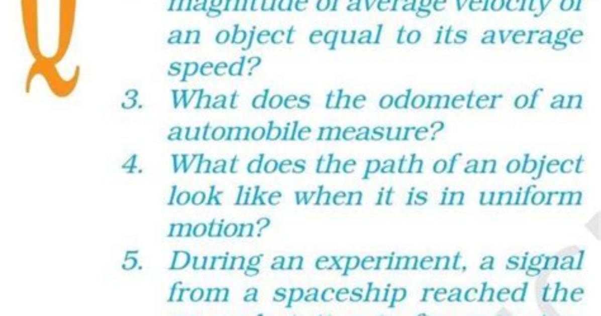 Does Magnitude Equal Speed?