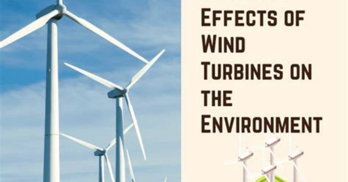 Does Manufacturing Wind Turbines Cause Pollution?