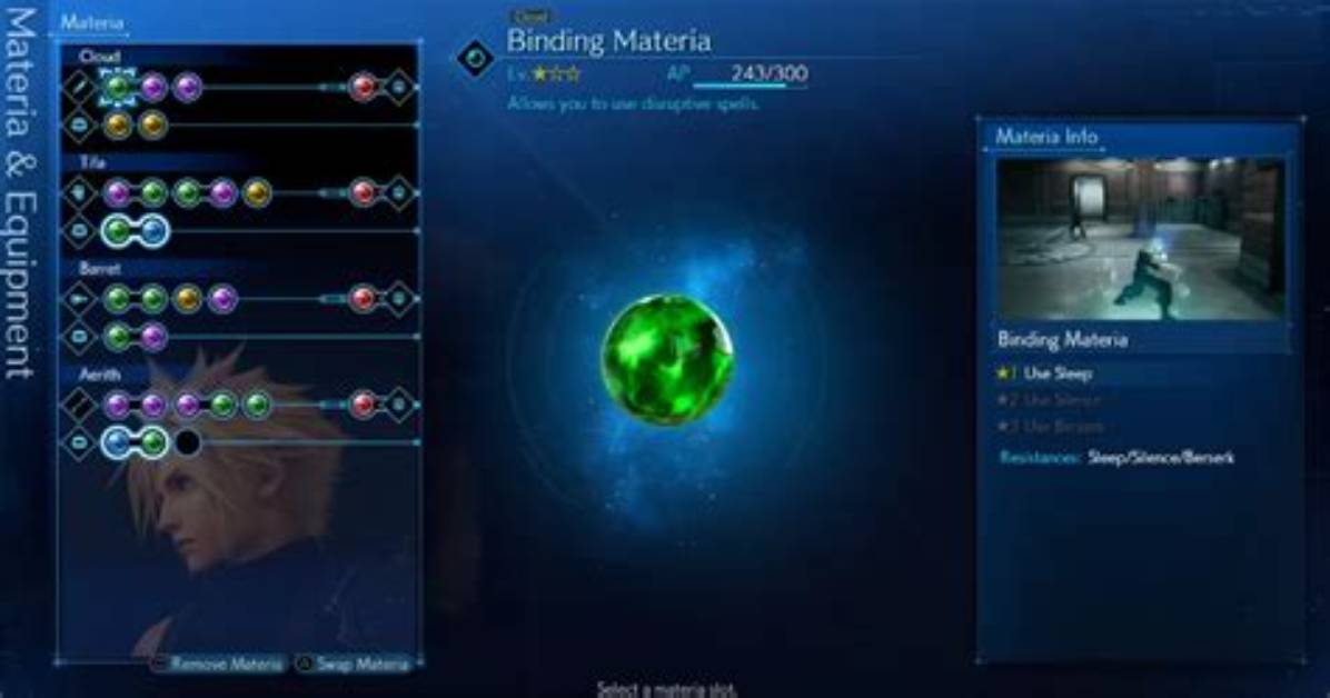 Does Materia Level up Ff7?
