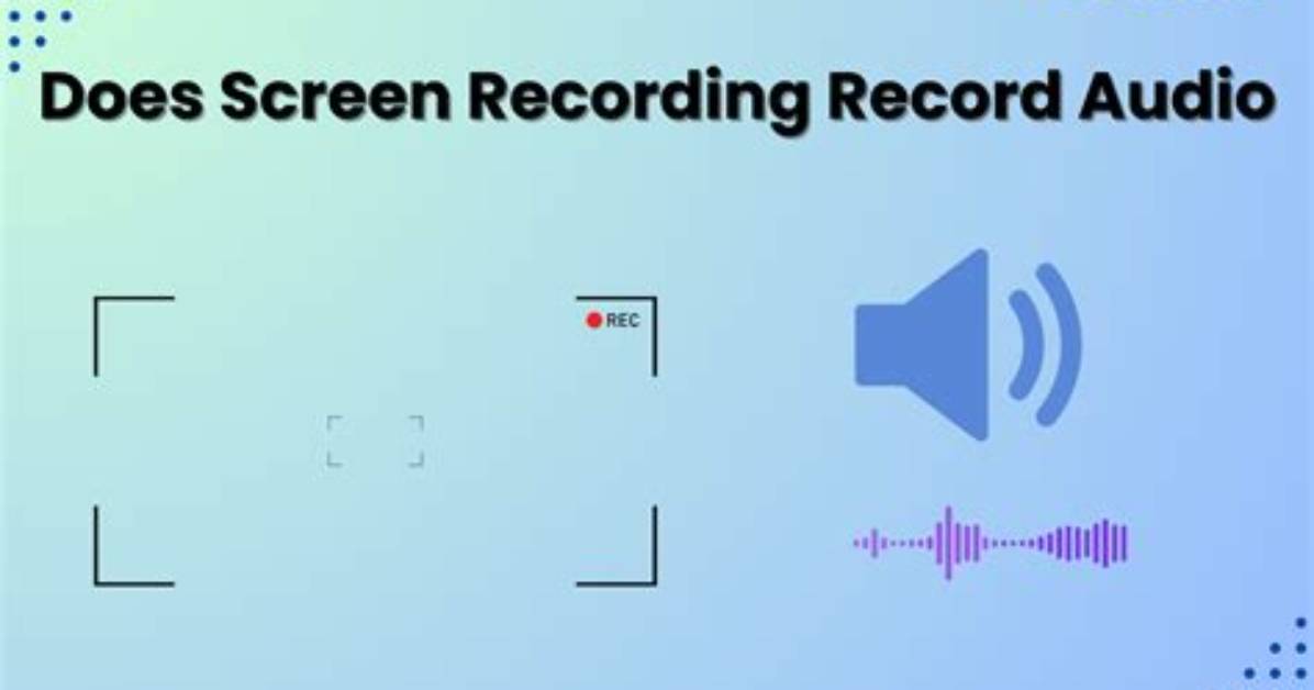Does Mi Screen Recording Record Sound?