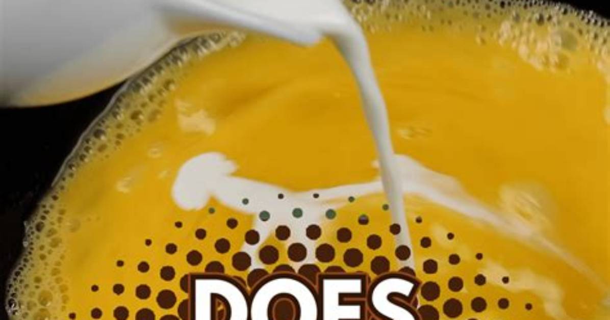 Does Milk Make Scrambled Eggs Fluffier?