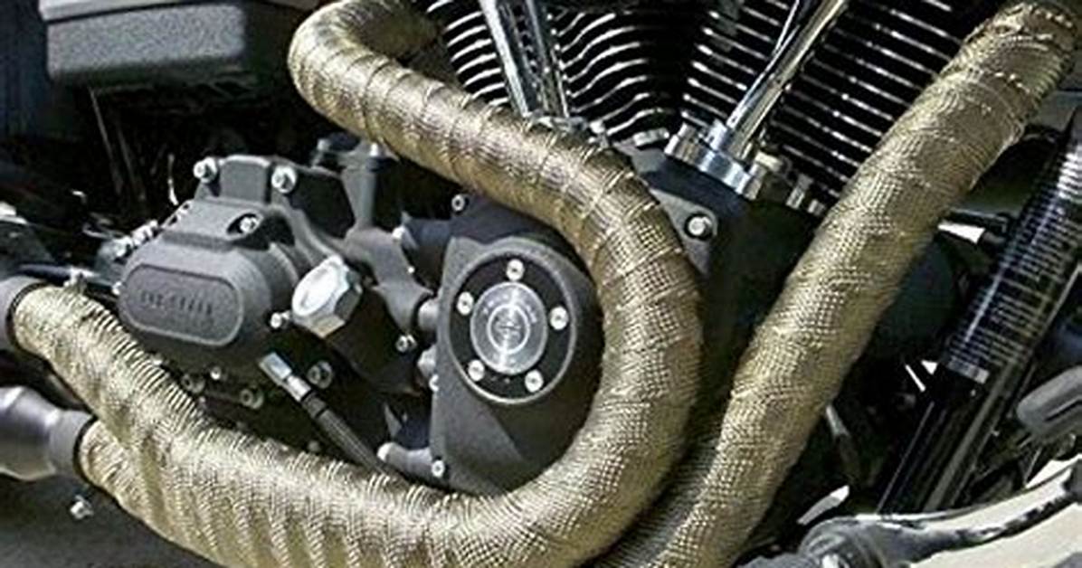 Does Motorcycle Exhaust Wrap Work