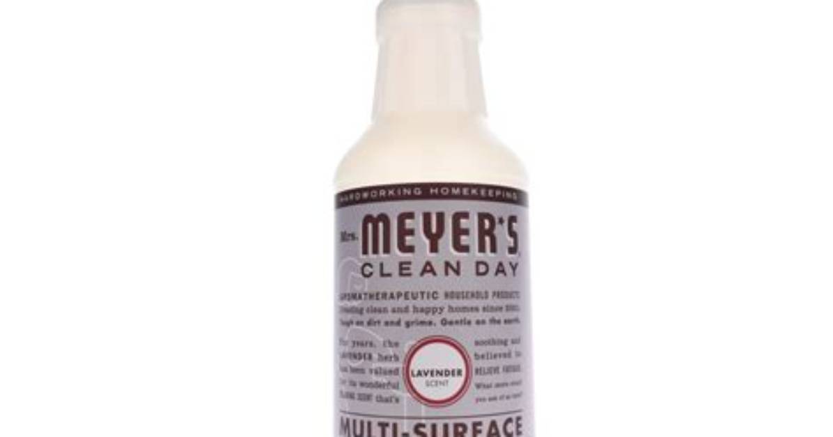 Does Mrs Meyer's Multi Surface Cleaner Disinfect?