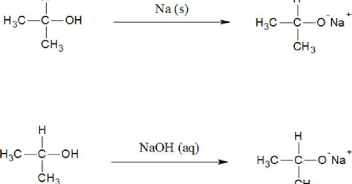 Does Naoh React with Alcohol