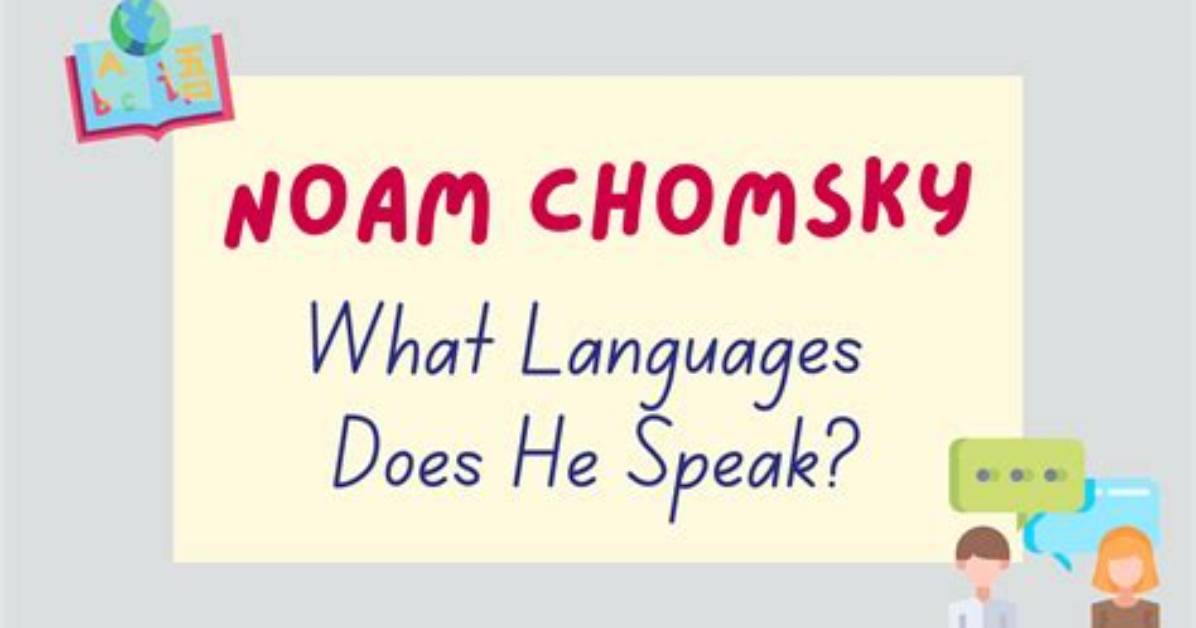 Does Noam Chomsky Speak Hebrew?