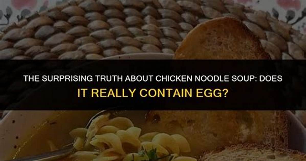 Does Noodle Contain Egg