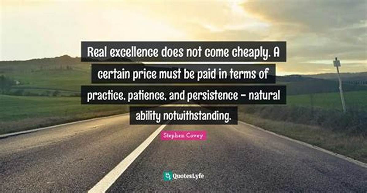 Does Not Come Cheaply?