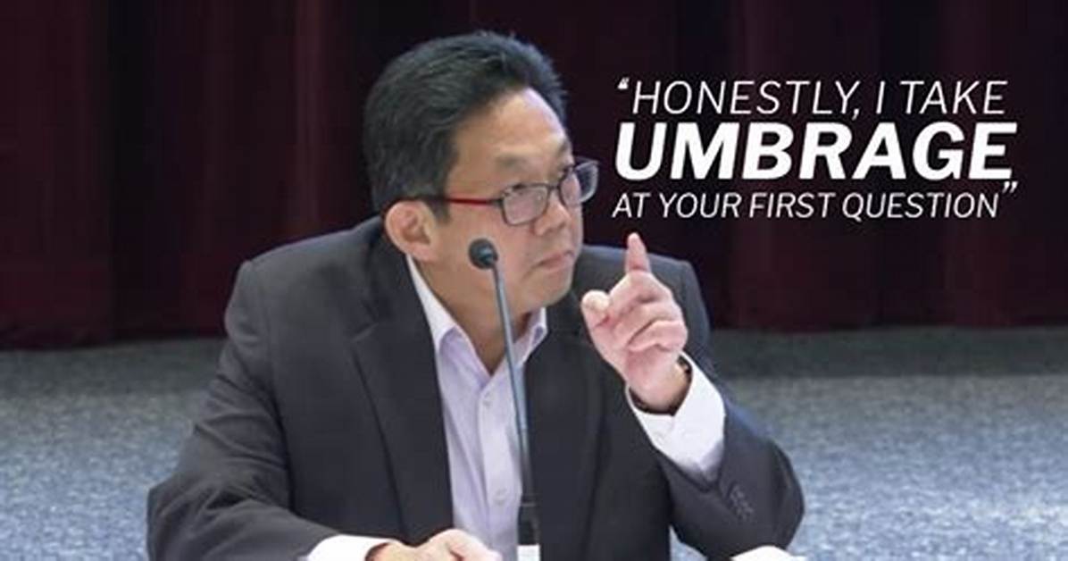 Does One Take Umbrage?