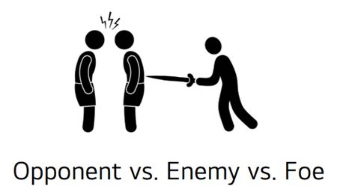 Does Opponent Mean Adversary?